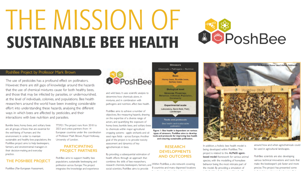 PoshBee The Mission of Sustainable Bee Health